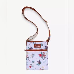 Disney Bambi Friends Floral Passport Crossbody Bag